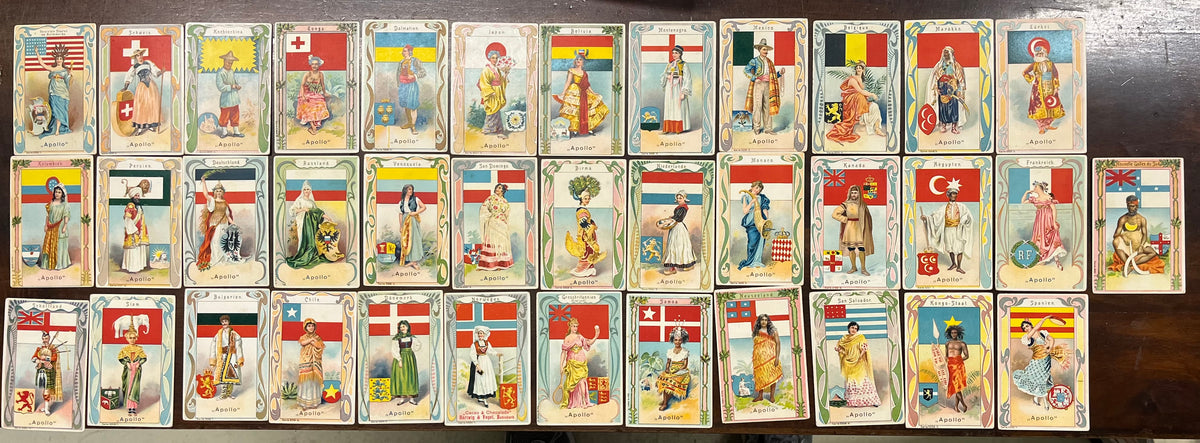 Lotto Figurine pubblicitarie '800 - Apollo Wien - Nazioni e Costumi del mondo - Sammelbilder