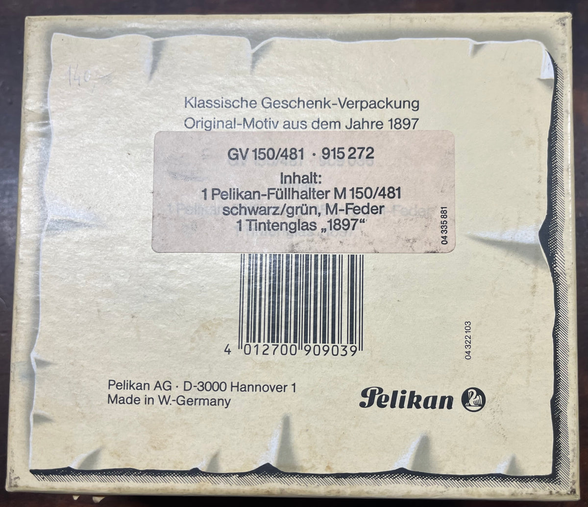 Pelikan GV 150/481 Vintage Gift Set – M150 Fountain Pen and 4001 Ink (1980s - Made in W. Germany)
