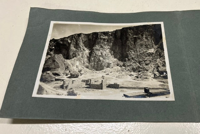 Album Fotografico Epoca 1931 - Esplosione Mina Cheddite Cave Uliveto (Pisa)